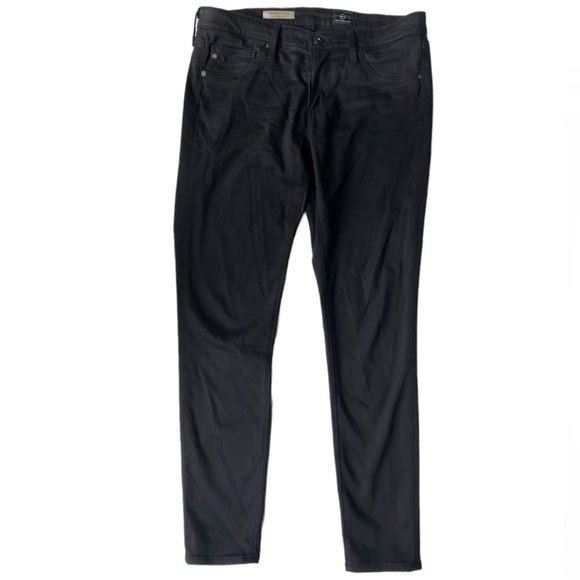Ag adriano goldschmied ankle super skinny ankle black size 28 pants - Picture 6 of 9